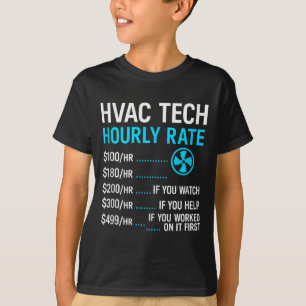 Lüftungstechniker Stundensatz Lustige Arbeit Für M T-Shirt