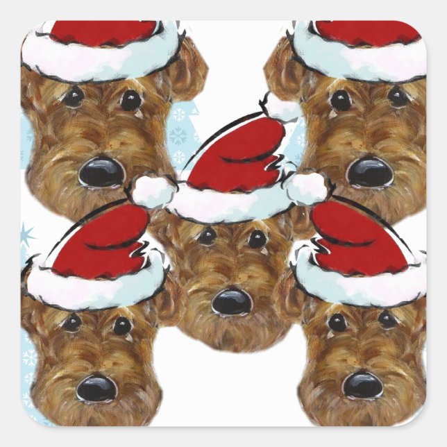 LUFTVERKEHR QUADRATISCHER AUFKLEBER (Vorderseite)