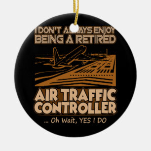 Luftverkehrsleiter Keramik Ornament