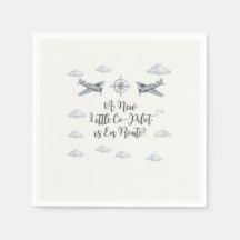 Luftwaffe-Baby-Party-Servietten Little Co-Pilot