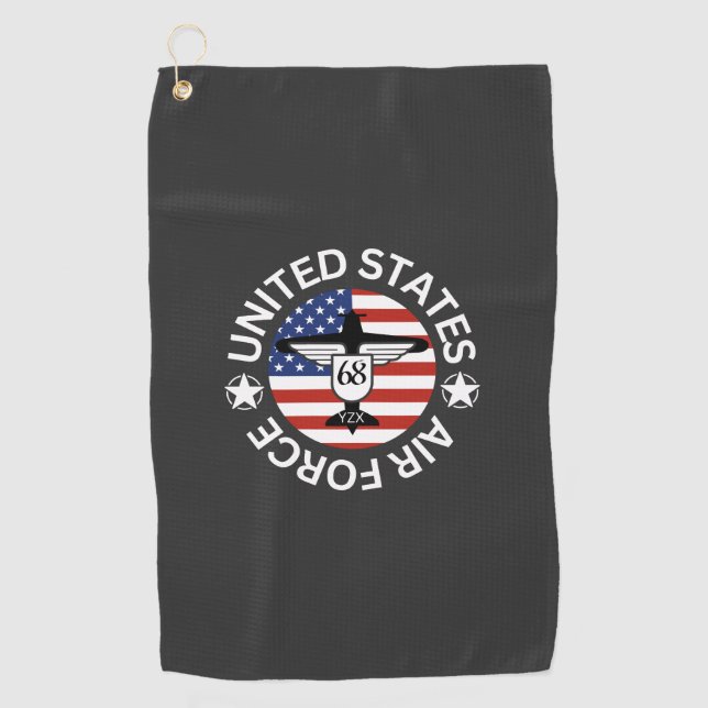 Luftwaffe der vereinten Staaten Golfhandtuch (Vorderseite)