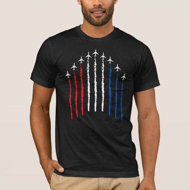 Luftwaffe Flyover 4. Juli T - Shirt (Vorderseite)