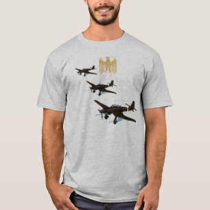 Luftwaffe-Insignien über Stuka T-Shirt