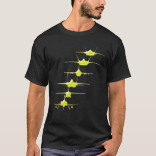Luftwaffe-Kampfjets F-4 F-111 F-15 F-16 F-22 F- T-Shirt
