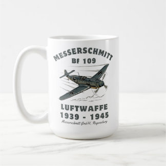 Luftwaffe Messerschmitt Bf 109 aus dem Zweiten Wel Kaffeetasse