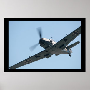 Luftwaffe Messerschmitt Bf-109 Poster