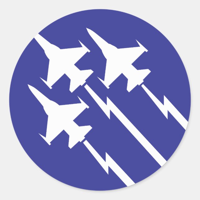 Luftwaffe Runder Aufkleber (Vorderseite)