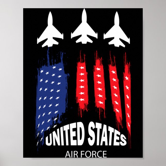 Luftwaffe US-Veteranen 4. Juli Poster (Vorne)