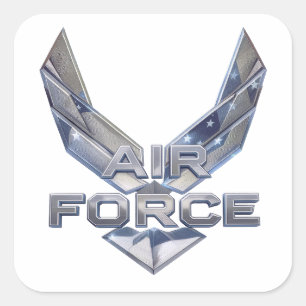Luftwaffe (USAF) Quadratischer Aufkleber