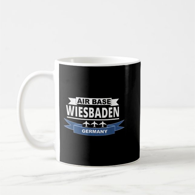 Luftwaffe Wiesbaden Deutschland US Luftwaffe Kaffeetasse (Links)