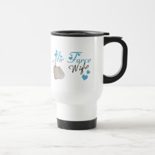 Luftwaffen-Ehefrau-Reise-Tasse Reisebecher