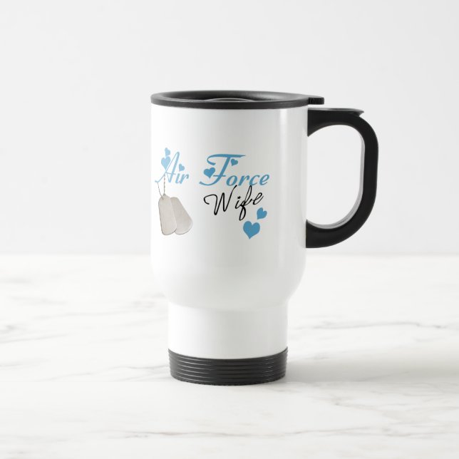 Luftwaffen-Ehefrau-Reise-Tasse Reisebecher (Rechts)