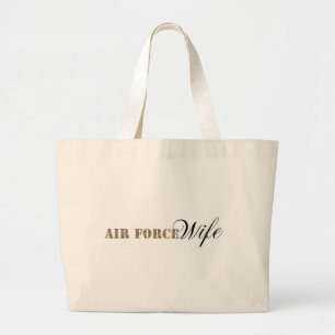 Luftwaffen-Ehefrau-Tasche Jumbo Stoffbeutel