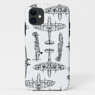 luftwaffen-GeschichtsFlugzeug des Spitfire-iphone5 Case-Mate iPhone Hülle