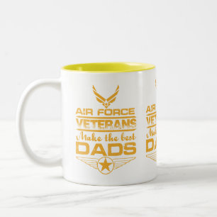 Luftwaffen-Veteranen sind die besten Väter Militär Zweifarbige Tasse