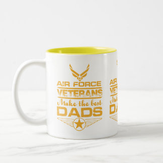 Luftwaffen-Veteranen sind die besten Väter Militär Zweifarbige Tasse