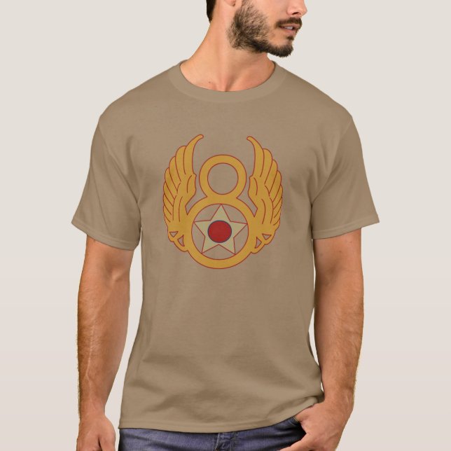 Luftwaffenhemd Khaki T-Shirt (Vorderseite)