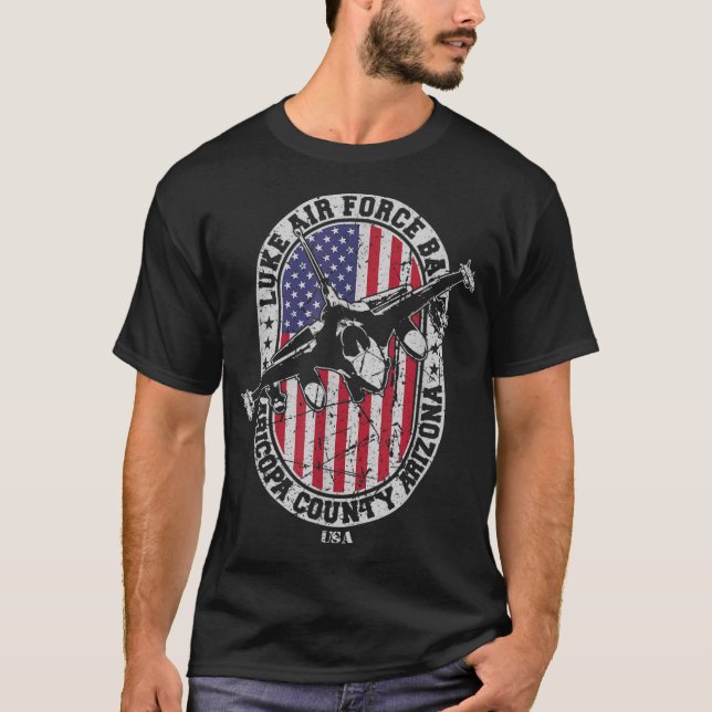Luftwaffenstütze USAF F-16 - Leitinitiative 56. Ka T-Shirt (Vorderseite)