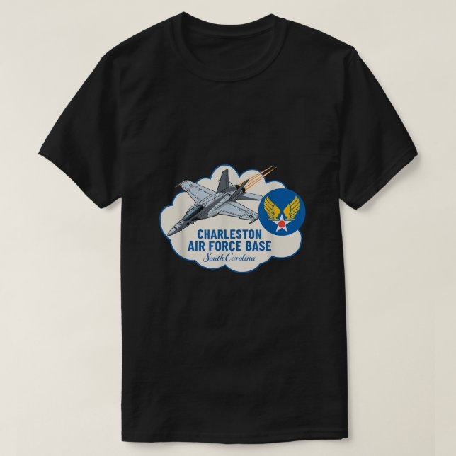 Luftwaffenstützpunkt Charleston AFB in South Carol T-Shirt (Design vorne)