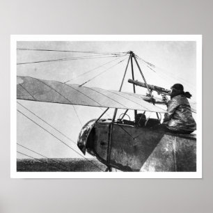 Luftwaffenturm während der Schlacht um den Marne, Poster