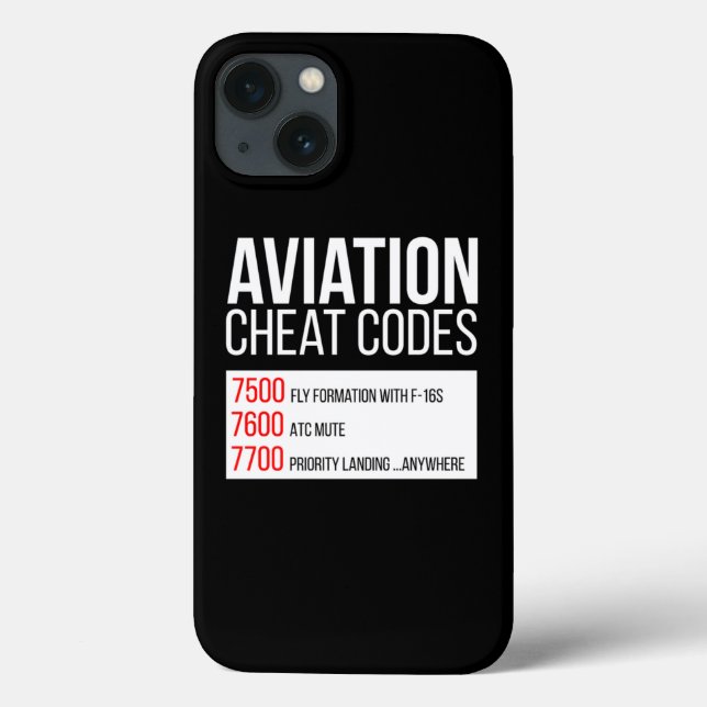 Luftwärmecode für Piloten und ATC Case-Mate iPhone Hülle (Rückseite)