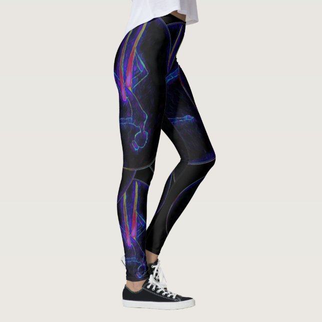 Luftyoga-Leggings Leggings (Rechts)