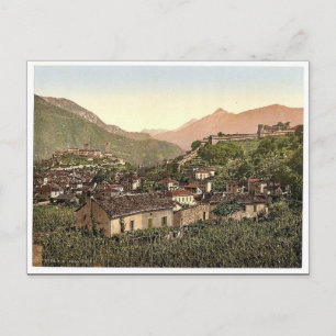 Lugano, Bellinzona, Tessin, Schweiz Vintage Ph Postkarte