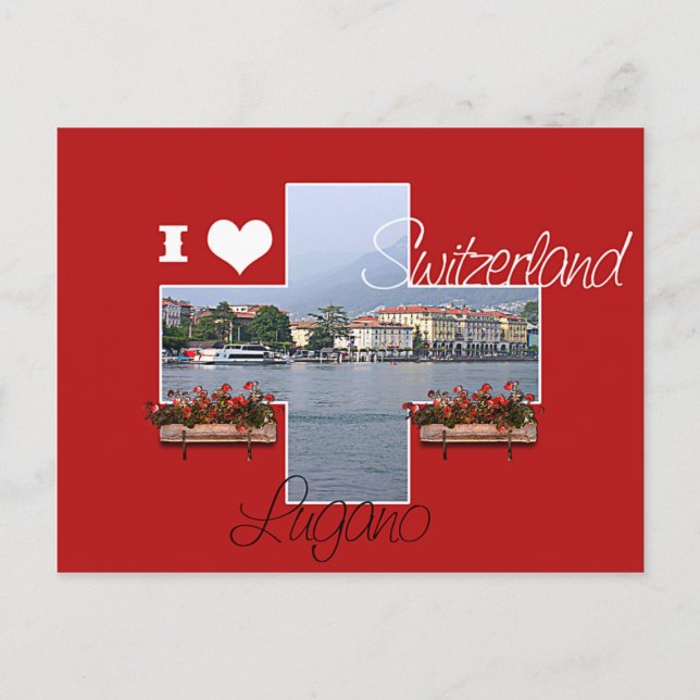 Lugano - Postkarte (Vorderseite)
