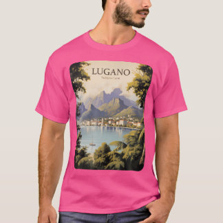 Lugano Vintage Schweiz T-Shirt