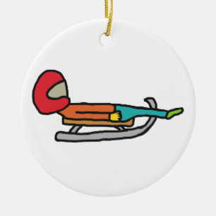 Luge Keramik Ornament