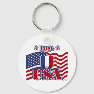 Luge USA Schlüsselanhänger