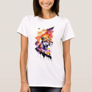 Lügen auf einem galaktischen Sonnenuntergang T-Shirt
