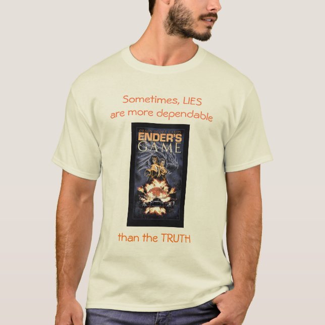 Lügen zuverlässiger T-Shirt (Vorderseite)