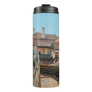 Lügenbrücke sibiu romania thermosbecher