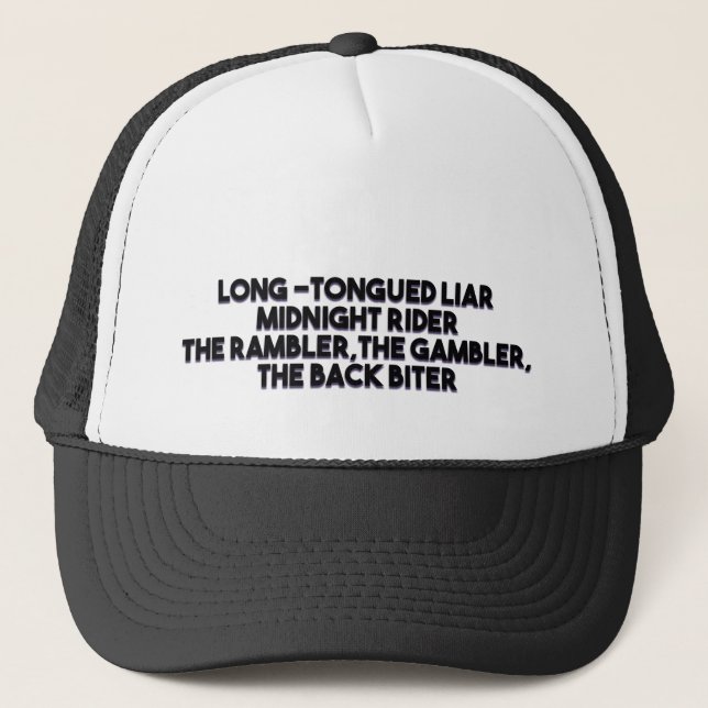 Lügenmaul Truckerkappe (Vorderseite)