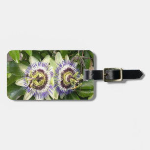 Luggage-Tag mit Botanischem Motiv der Purpur-Passi Gepäckanhänger