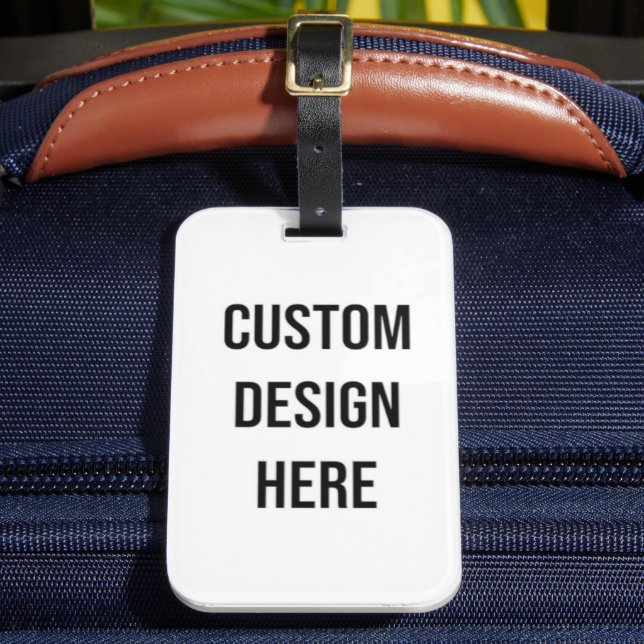 luggage tags custom design gepäckanhänger (Vorderseite Insitu 2)