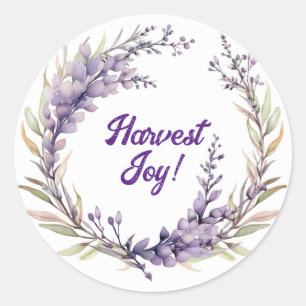 Lughnasadh Lavendel-Kollektion - Vintage Nordica Runder Aufkleber
