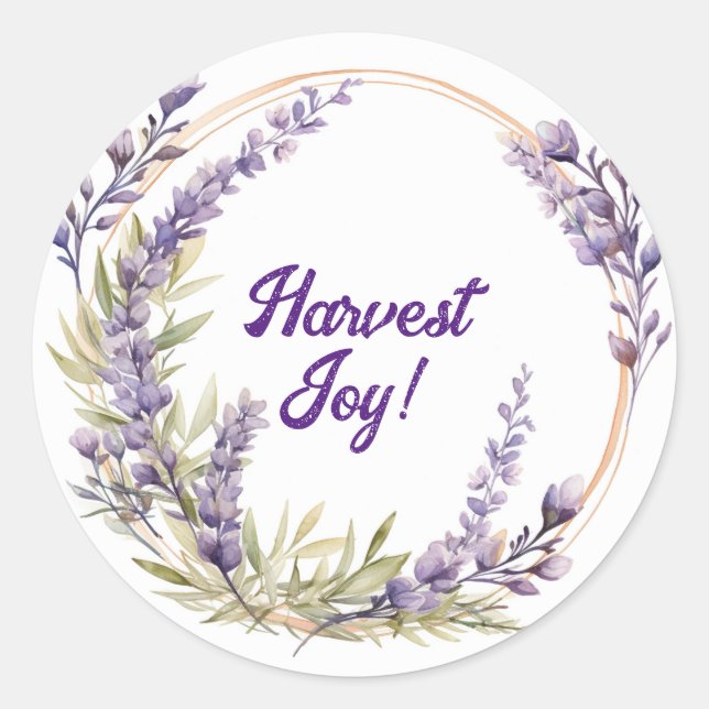 Lughnasadh Lavender Collection - Vintag Nordica Runder Aufkleber (Vorderseite)