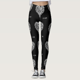 Lügner-Leggings, schwarz Leggings