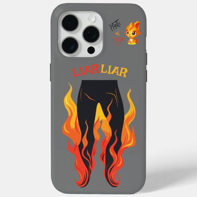 Lügner, Lügner, Pant's on Fire Case-Mate iPhone Hülle (Rückseite)