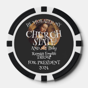 Lügner Trump Kirche Staat Heiliges Römisches Reich Pokerchips