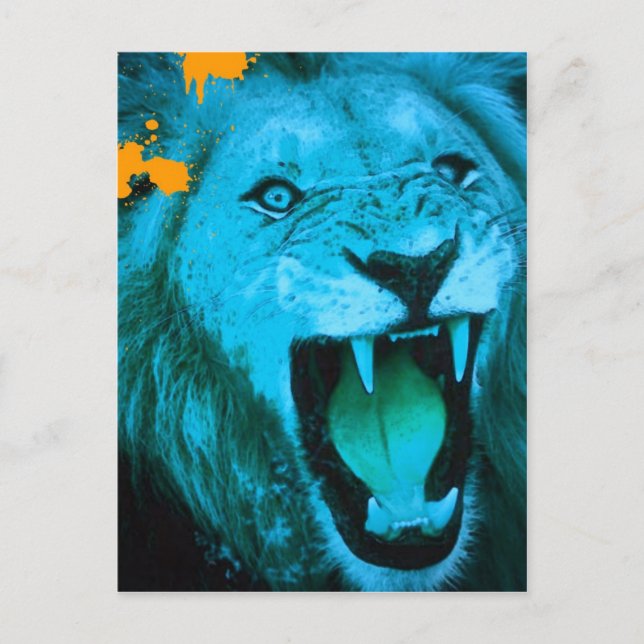 Lügnerin Postkarte (Vorderseite)