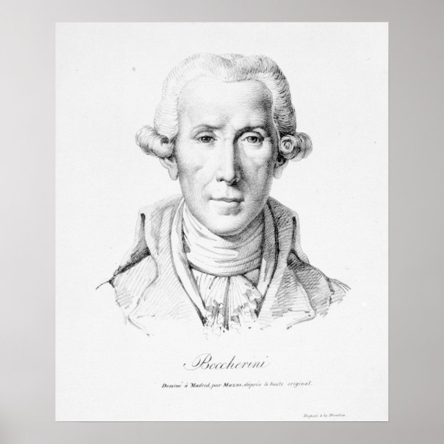 Luigi Boccherini Poster (Vorne)