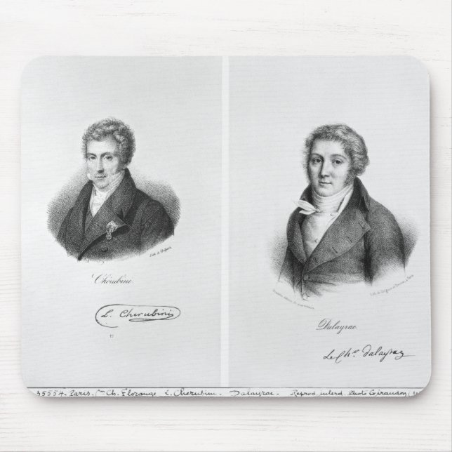 Luigi Cherubini und Nicolas Marie Dalayrac Mousepad (Vorne)