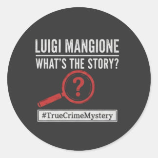 Luigi Mangione - Was ist los? Mystery Sticker