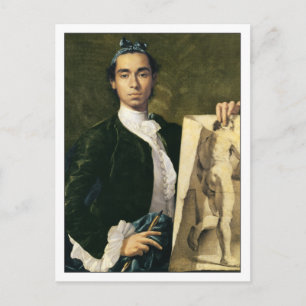 Luis Egidio Melendez Self Portrait Postkarte