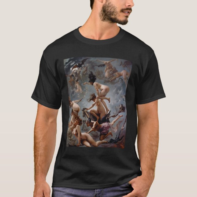 Luis Falero Witches going to their Sabbath T-Shirt (Vorderseite)