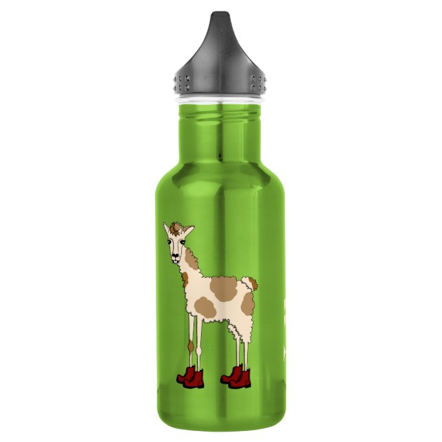 Luis Llama Edelstahlflasche (Links)
