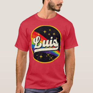 Luis Regenbogen im Weltraum Vintage Grunge-Stil T-Shirt